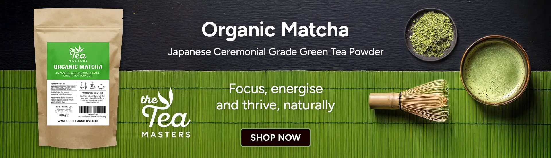 Coffee Masters Organic Matcha